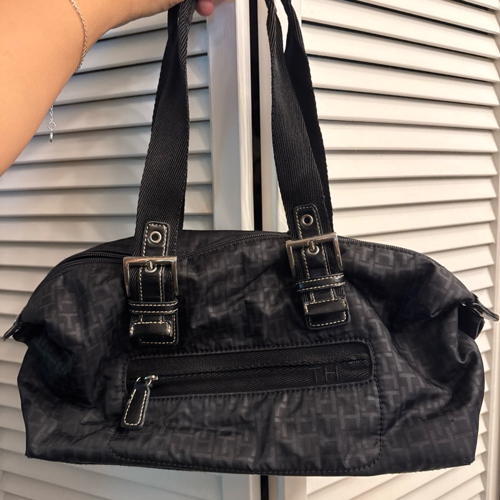 Tommy Hilfiger Black Nylon Bag